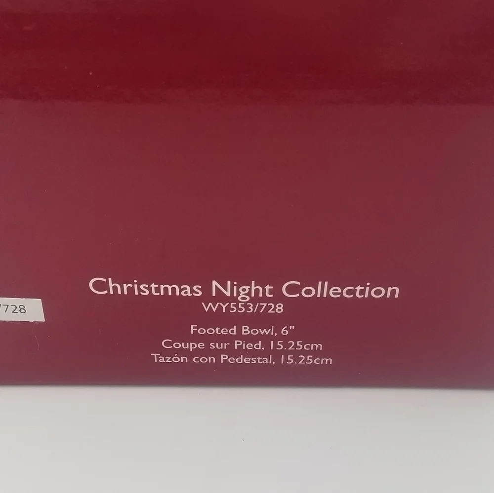 Celebrations Mikasa Glass Christmas Tree Bowl